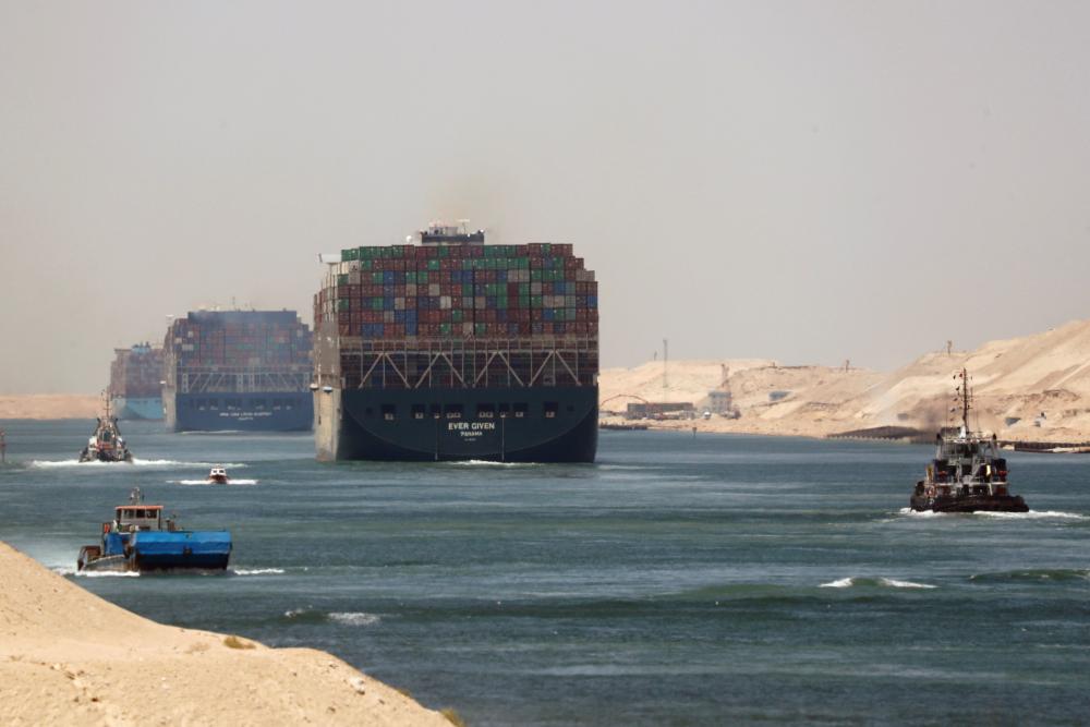Ever Given container ship leaves Egyptian waters - source