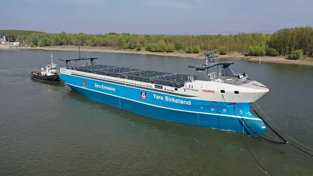 First Autonomous, Zero-Emission Container Ship to Set Sail
